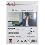X.Cell Pc Stereo Headset With Mic Usb-A 1.5Mtrs(Hs-300Pro) - IBSouq