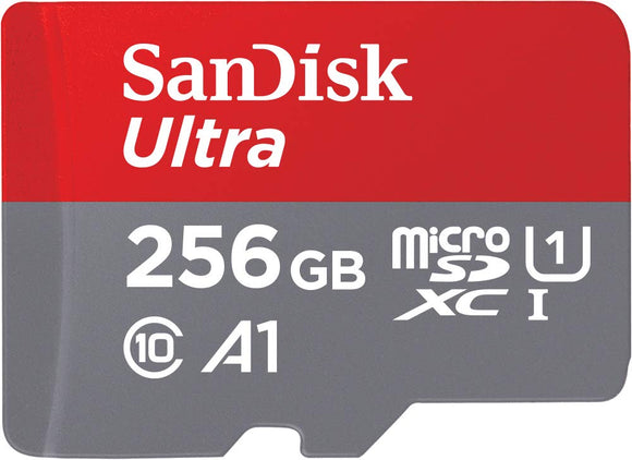 SanDisk Ultra microSD UHS-I Card 256GB, 120MB/s R - IBSouq