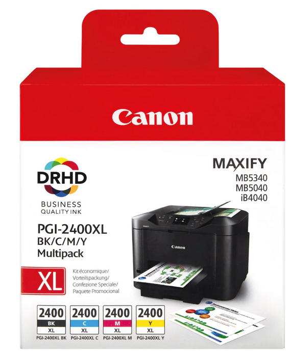 Canon CARTRIDGE 2400XL B,C,M,Y Multipack - IBSouq