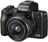 Canon EOS M50 Black EF-M 15-45IS STM Kt - IBSouq