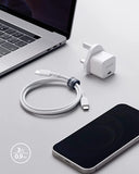ANKER POWERPORT III 20W USB-C CUBE White with Charging Cable Type-C to Lightning - IBSouq