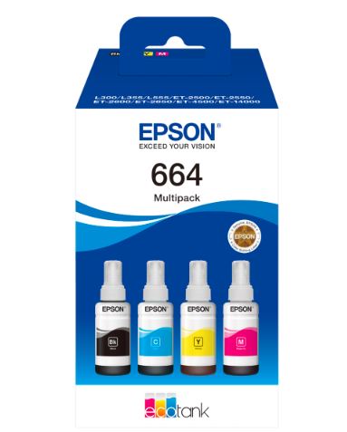 Epson 664 EcoTank 4-colour Multipack - IBSouq