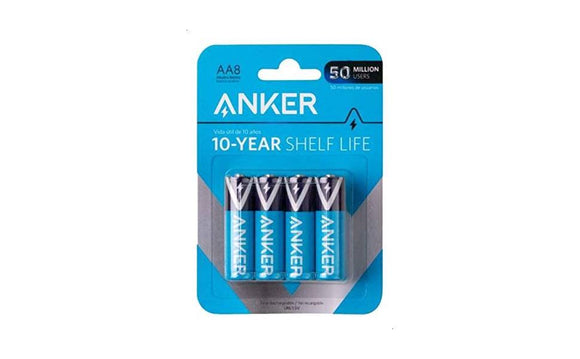 ANKER AA Alkaline Batteries 4-PACK Black/Blue - IBSouq