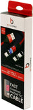Bitcorez 3 in1 Micro USB - Type C - 8 Pin Magnetic Cable - IBSouq