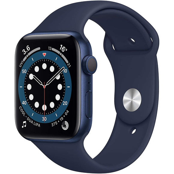 Apple Watch Series 6 Blue Aluminium Case With Deep Navy Sport Band-Gps - IBSouq