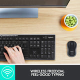 Logitech Wireless Keyboard Mouse (Mk270) - IBSouq