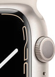 Apple Watch 7 Series, 45MM, Starlight Aluminum Case Sport Band, GPS, (A2474) - IBSouq