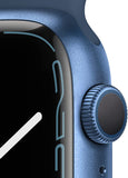 Apple Watch 7 Series, 41MM, Blue Aluminum Case Abyss Blue Sport Band, GPS, (A2473) - IBSouq
