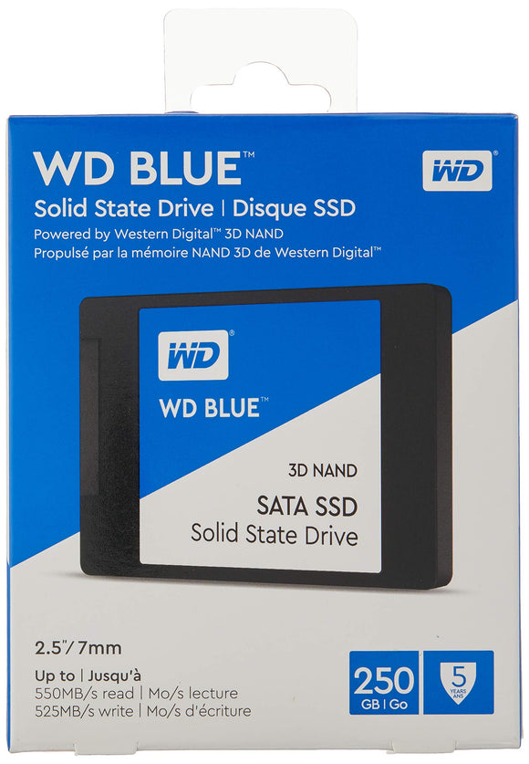 WD Blue, SATA Internal SSD 3D NAND - 250GB - IBSouq