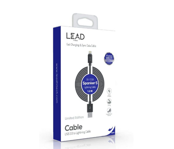 LEAD Cable USB-A 2.0 TO Lightning 1.2M (Spanker S) - IBSouq