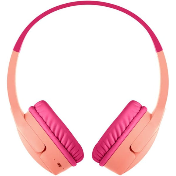 Belkin SoundForm Mini Wireless On-Ear Headphones for Kids Pink - IBSouq