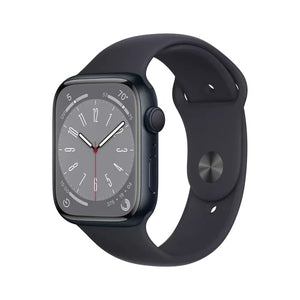 Apple Watch Series 8 GPS Aluminum Case with Sport Band - 41MM S/M Midnight - IBSouq