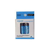 Anker Aaa Alkaline Batteries 2-Pack Black/Blue (B1820) - IBSouq