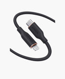 Anker Powerline Iii Flow USB-C With Lightining Connector 6 FT 1.8M Black - IBSouq