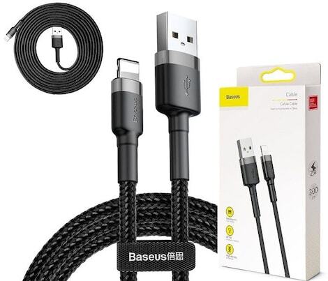 Baseus Cafule Cable USB-A to iPhone Lightening 3M