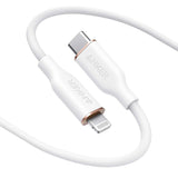 Anker Powerline Iii Flow Usb-C With Lightining Connector 3Ft 0.9M White - IBSouq