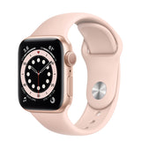 Apple Watch 6 Series Gold Aluminum Case with Sport Band Pink Sand 40mm - IBSouq