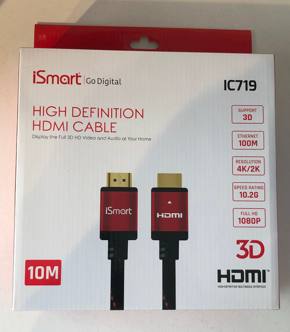 Ismart Hdmi Cable 10m (Ic719) - IBSouq