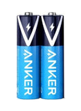 ANKER AA ALKALINE Batteries 2-PACK Black/Blue - IBSouq