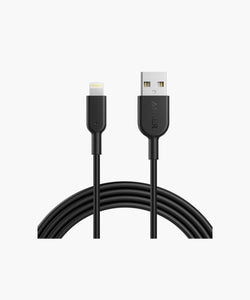 Anker PowerLine II USB A with Lightning Connector Black 0.9M (A8432H12) - IBSouq