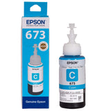 Epson 673 Ink Bottle Cyan - IBSouq