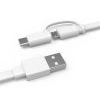 Huawei 2 in 1 Data Cable USB Type-A to Micro and Type C 1.5mtr - IBSouq