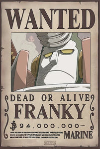 One Piece - Wanted Poster: Franky New World - IBSouq
