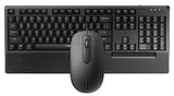 Rapoo Combo Wired Keyboard & Mouse Nx2000 Black - IBSouq