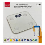 Xcell Healthscale 1 Digital Health Scale 1 White - IBSouq