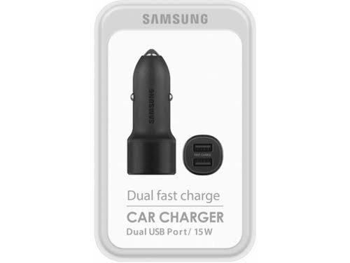 Samsung Car Charger Dual Usb A Port 15w Fast Charge Ep-l1100 - IBSouq