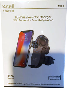 X.CELL Fast Wireless Car Charger 15W Output MH1 - IBSouq