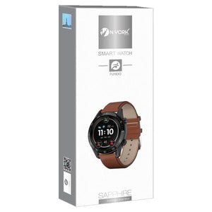 Nyork Smart Watch Sapphire SW310 Brown - IBSouq