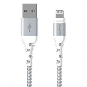 Energizer Ultimate Metal Braided Nylon Cable Lightning USB (2M) - IBSouq