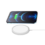RiverSong Power Flux Magnetic Wireless Charger 1.2M 15W Silver (AD87) - IBSouq